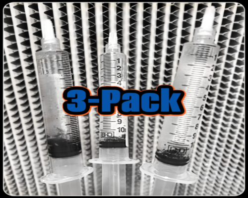 3-Pack cubensis spore syringes