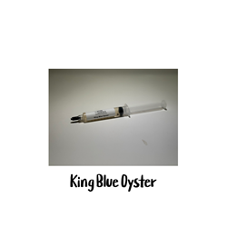 King Blue Oyster 10cc Liquid Culture Syringe - LC20