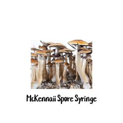 McKennaii 10cc Spore Syringe McKennaii, spore syringe, researching mushrooms, high-quality, top-notch materials, high concentration of spores, identify, mushroom spores, McKennaii strain, potent effects, mushroom mycology, Psilocybe Cubensis, psychoactive properties, Terence McKenna, psilocybin mushrooms, potency, sought-after variety, artificially-bred mushrooms, selective breeding, psychedelic compounds, growth, natural environments